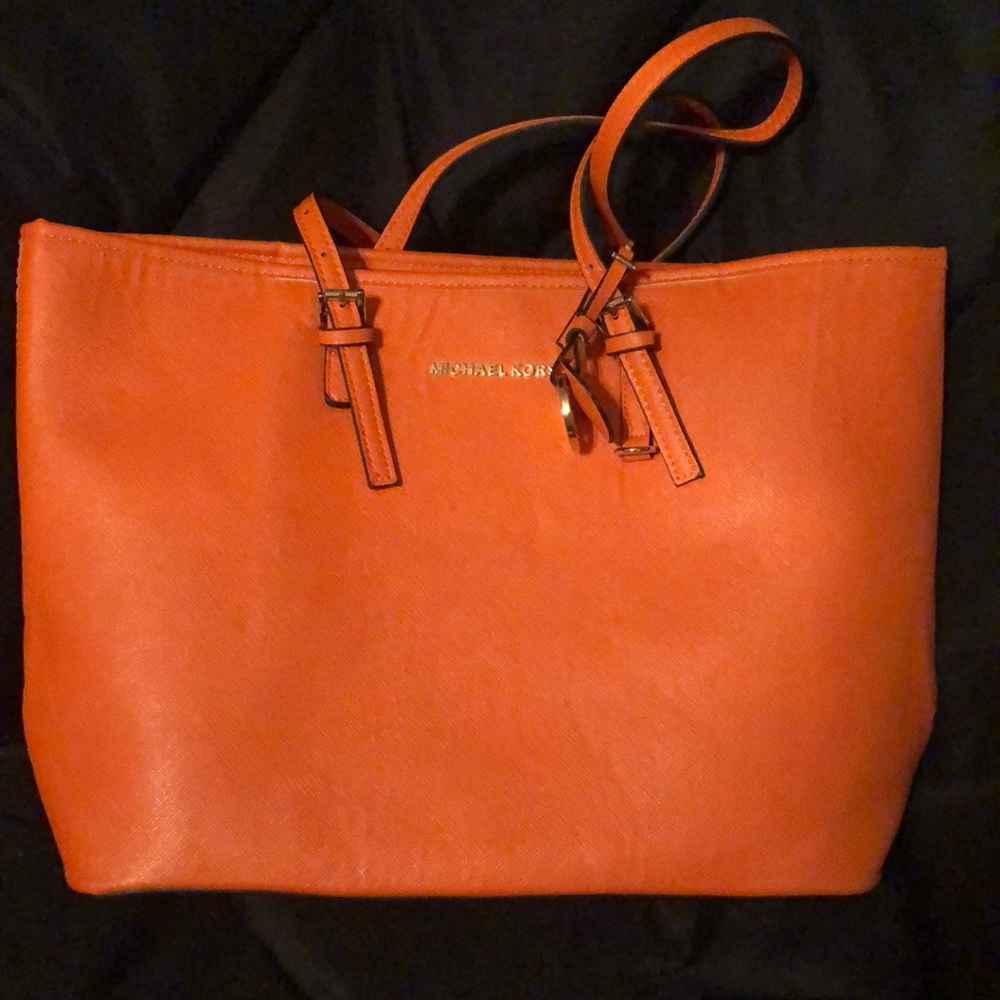 Orange medium Michael kors tote bag